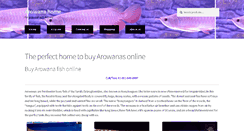 Desktop Screenshot of buyarowanafish.com